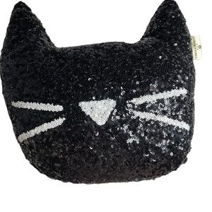 PB Teen Emily & Meritt Sequin Cat Pillow